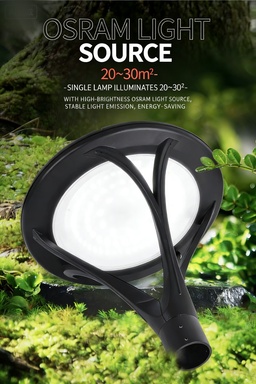Cross-border solar street light, LED outdoor lighting, park landscape light, outdoor waterproof 3-meter solar courtyard light - Image 9