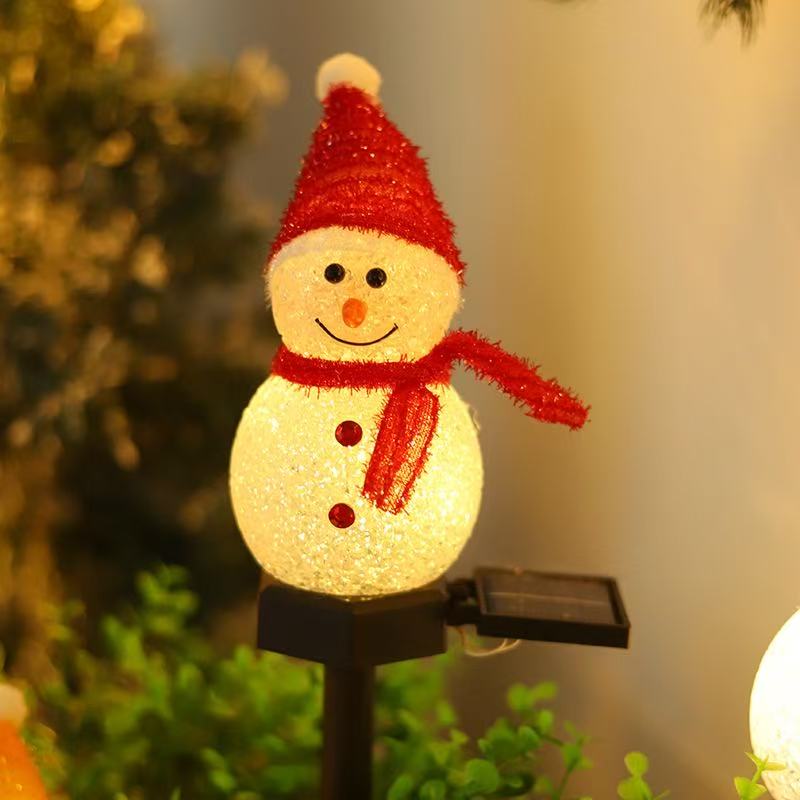 Snowman Solar Landscape Light, Lawn Light, Garden Decor, Christmas Light, Outdoor String Light, Waterproof Grass Light - Image 5
