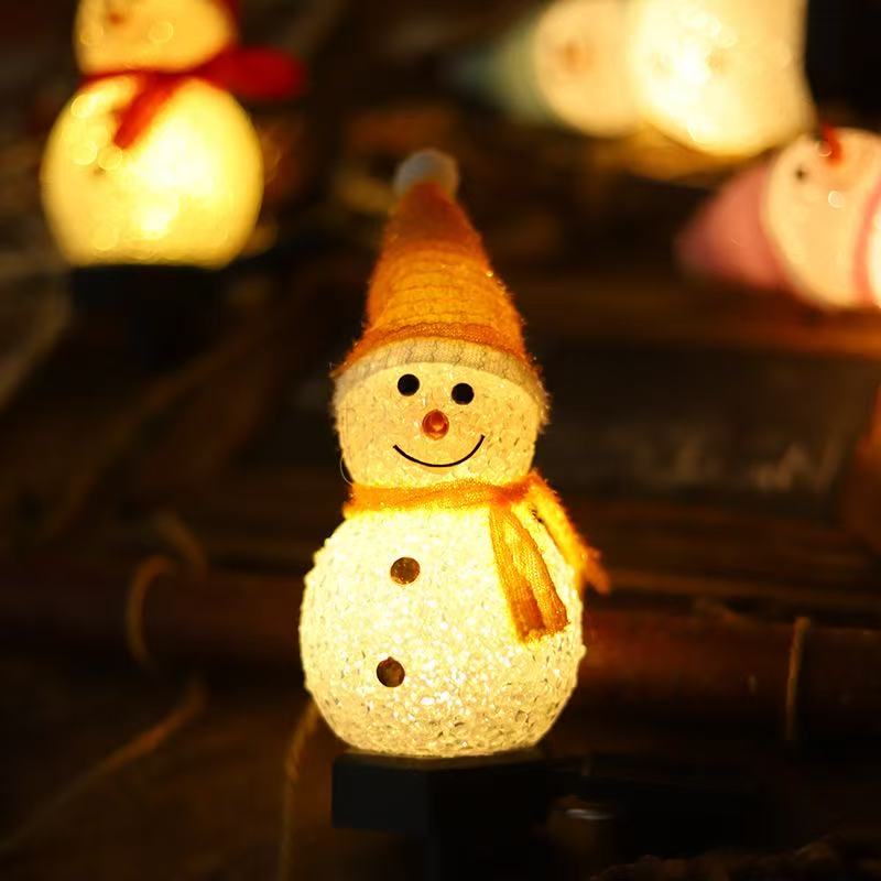 Snowman Solar Landscape Light, Lawn Light, Garden Decor, Christmas Light, Outdoor String Light, Waterproof Grass Light - Image 7