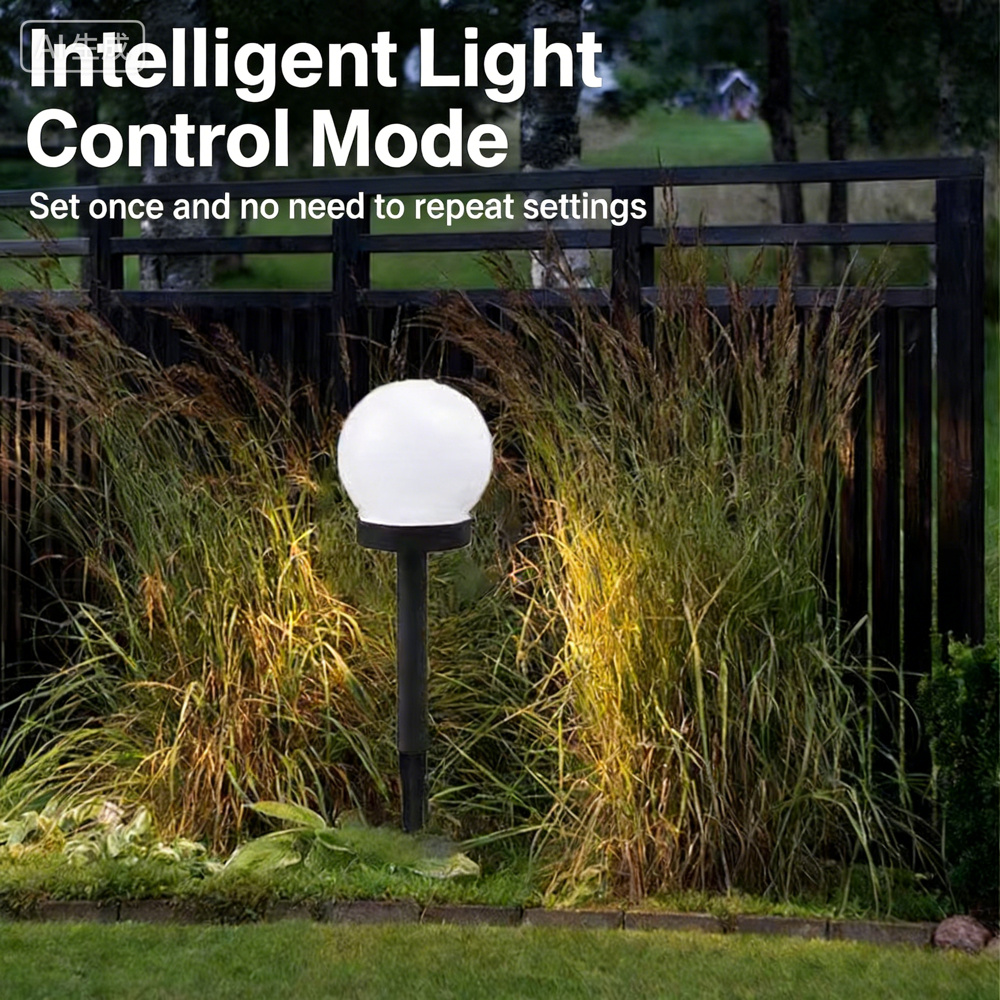 Solar-powered outdoor bulb lawn light, waterproof lighting for villa courtyards, floor socket light, home decoration ambient light. - Image 9