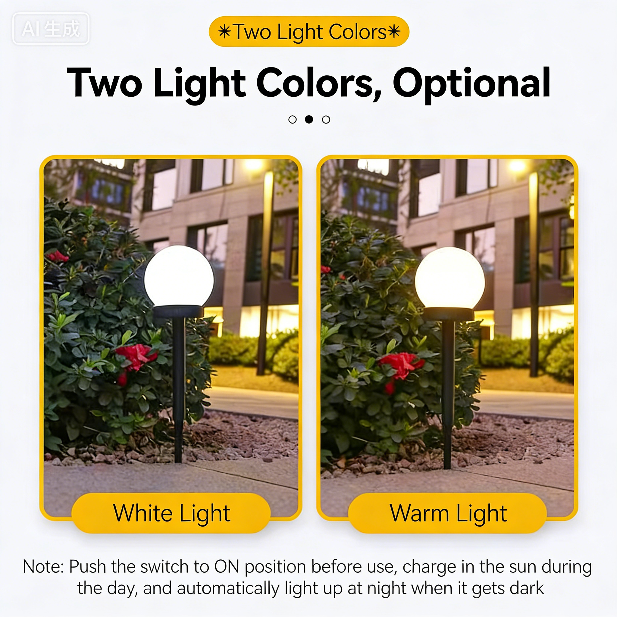 Solar-powered outdoor bulb lawn light, waterproof lighting for villa courtyards, floor socket light, home decoration ambient light. - Image 2