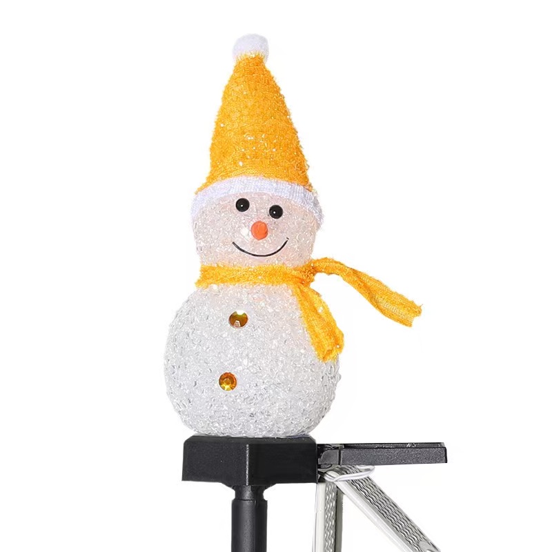 Snowman Solar Landscape Light, Lawn Light, Garden Decor, Christmas Light, Outdoor String Light, Waterproof Grass Light - Image 10
