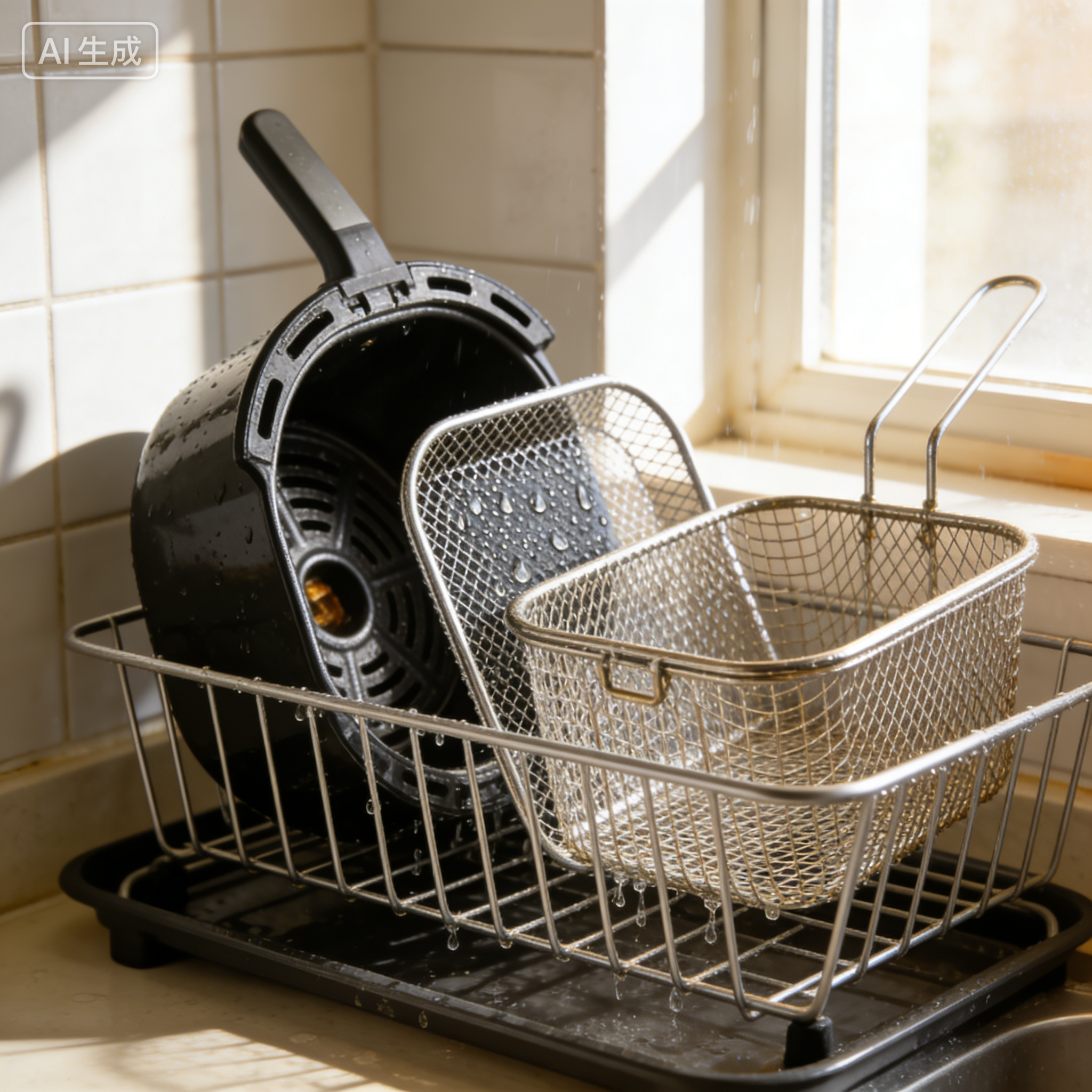 How to clean the air fryer basket/grip? How to clean the air fryer basket/grip?